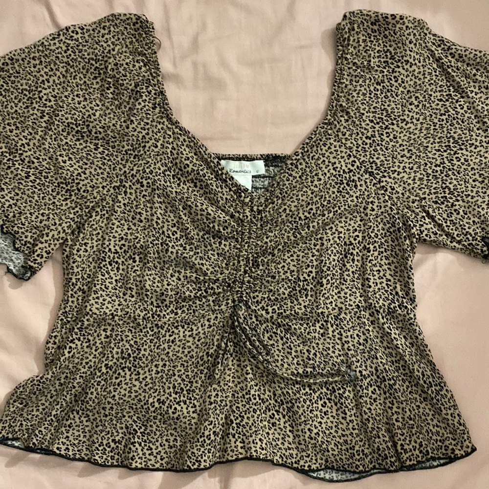URBAN Romantics Leopard Print Top